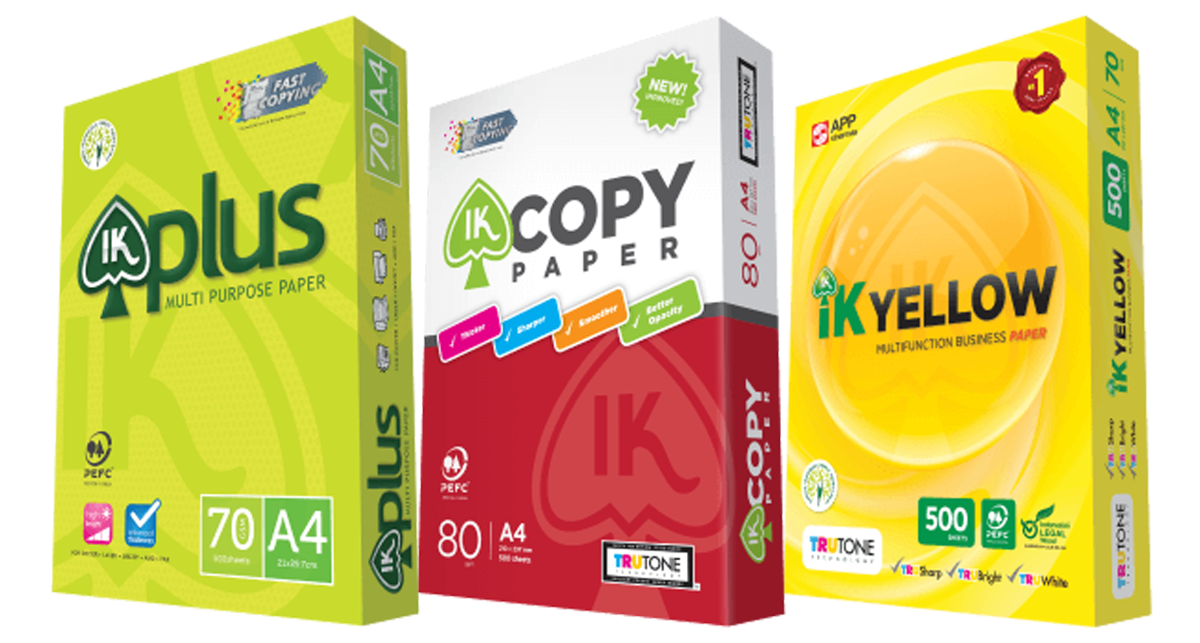 iK Yellow Copy Paper A4